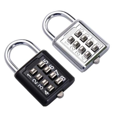 PINGCHUISHOP ป้องกันการโจรกรรมตู้ที่ทนทานแม่กุญแจกดรหัสเดินทางกุญแจใส่รหัสผ่านล็อคอัจฉริยะล็อคหมายเลข Gembok KATA Sandi