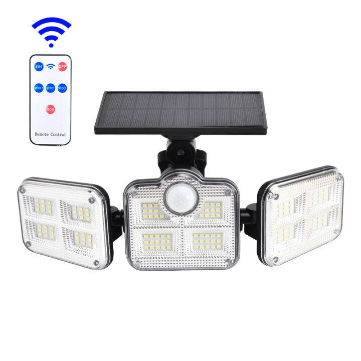 solar-wall-light-motion-sensor-outdoor-waterproof-light-three-head-led-rotatable-landscape-wall-lamp-garden-outdoor-street-light