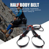 Mountain Climbing Safety Belts Outdoor Survival Half Body Protective Harness Travelling Easy Carrying Portable Parts