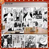 BUSH 40PCS สีขาวและสีดำ วอลล์เปเปอร์อะนิเมะ A4 กระดาษสำหรับตกแต่ง Attack ON TITAN กระดาษติดผนังพิมพ์ลายการ์ตูน ของขวัญสำหรับเด็ก สติ๊กเกอร์ติดผนังพื้นหลัง สติ๊กเกอร์ติดผนังการ์ตูน สากลสากลสากล