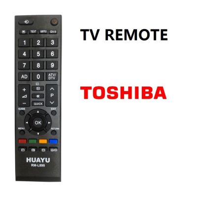 Toshiba LCD LED รีโมทคอนล RM-L890 CT-90329 - LCD RV700A RV 600A universalal