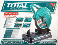 Total แท่นตัดไฟเบอร์ 14 นิ้ว (355 มม.) 2350 วัตต์ รุ่น TS92035526 ( Cut-Off Saw )