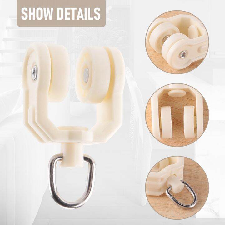 Ceiling Curtain Track Flexible Bendable Curtain Track Rollers Plastic
