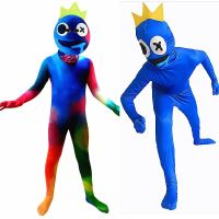 Rainbow Friends Costume Kids Adult Boys Blue Monster Wiki Cosplay Horror Game Halloween Jumpsuit Canival Birthday Party Costumes