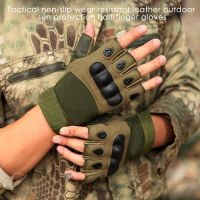 ❀ Fingerless Tactical Gloves Outdoor Mens Hiking Gloves Military Motorcycle Cycling Sports Glove Shooting Hunting Airsoft Gloves