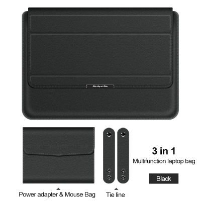 Laptop Bag Stand For Macbook Pro 13 Case 2020 M1 Air 13.3 11 14 16 15 XiaoMi 15.6 Notebook Cover Matebook Shell Laptop Sleeve