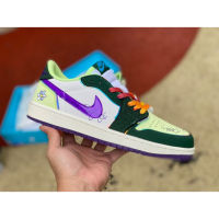 2023 Original J 1 R Low OG "Doernbecher" White Green Purple JA1 Basketball Shoes Sneakers FD9665-311