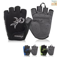 WinnerYou Cycling Gloves Mountain Bike Bicycle Breathable Shock Absorbing Padded Half Finger Sports for Men and Women