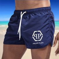 New Summer Mens Swim Trunks 2023 Hot Sport Gym Running Shorts Male Beachwear Brand Beach Shorts Quick Dry Siwmwear Board Briefs