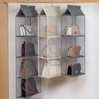 Hanging Handbag Organizer Wardrobe Door Rear Sundries Bag Organizer Artifact Dimensional Transparent Backpack Storage Bag