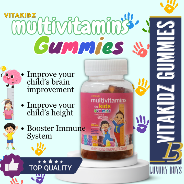 Vitakids multivitamins for kids gummies appetite and growth booster