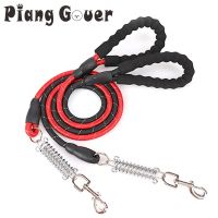 1.5M Dog Leashes Nylon Reflective Spring Explosion-Proof Traction Leash Rope For Small Medium Large Dog Outdoor Pet Supplies