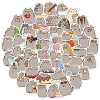 10/30/50 pcs Cute Fat Cat Doodle Stickers Decals DIY Phone Scrapbook Diary Laptop Computer Notebook Waterproof Sticker Kids Toys