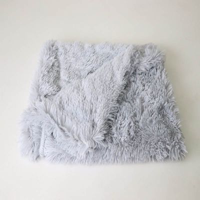 [pets baby] FluffyLong Plush ผ้าห่มสัตว์เลี้ยง Warm Soft Dog Cat Bed MatsSleeping Soft หนาครอบคลุม Pet Supplies