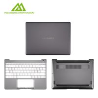 New Original LCD Back Cover/Palmrest Keyboard Bezel/Bottom Cover For HUAWEI Matebook 13 HNL WFQ9 HNL WFP9 Gray