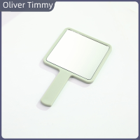 [Oliver Timmy] กระจกมือกระจกแต่งหน้าสี่เหลี่ยมกระจกแต่งหน้ามือถือกระจกเงาโต๊ะเครื่องแป้ง