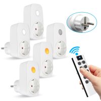 433Mhz Universal Remote Control Power Plug 15A EU French Smart Socket Wireless Switch Programmable LED Light Electrical Outlets Electrical Circuitry