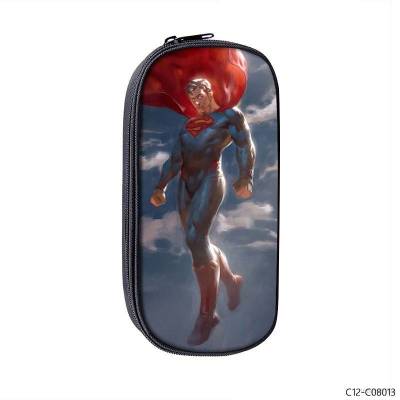 Marvel Superman Cartoon anime pencil case student pen storage stationery box large capacity personality