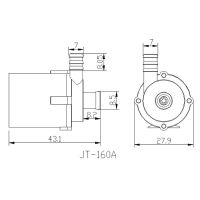 【☑Fast Delivery☑】 yuyanan ปั๊มน้ำไหลเวียนพลังงานแสงอาทิตย์ Dc 12V มอเตอร์แบบไร้แปรงถ่าน N0hb 200l บ่อตู้ปลา