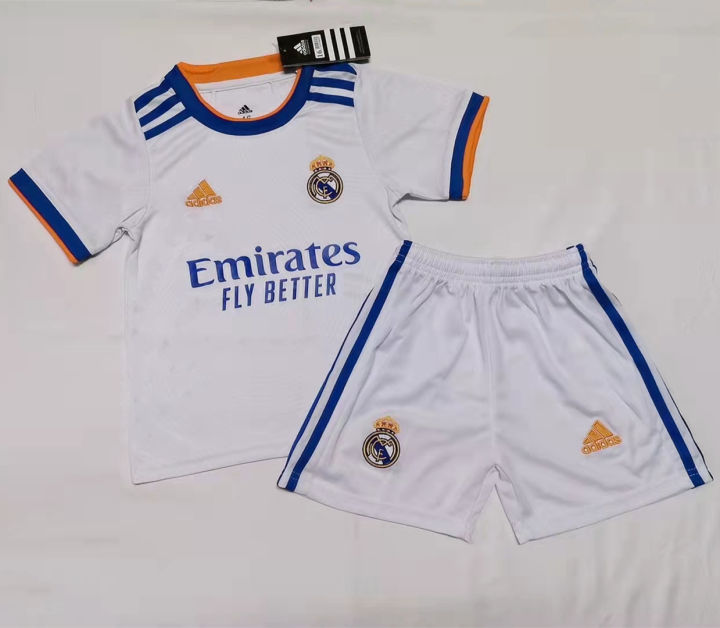 real-madrid2021-22-เสื้อ-กางเกง-ชุดบอลเด็ก-สินค้าเกรด-aaa-ผ้านุ่ม-ใส่สบาย-รับประกันคุณภาพ