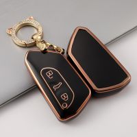 wenminr TPU Car Key Case Cover For VW Volkswagen Golf 8 MK8 ID.3 ID.4 Cupra Skoda Octavia A8 SEAT Leon MK4 2020 2021 Formentor Tarraco