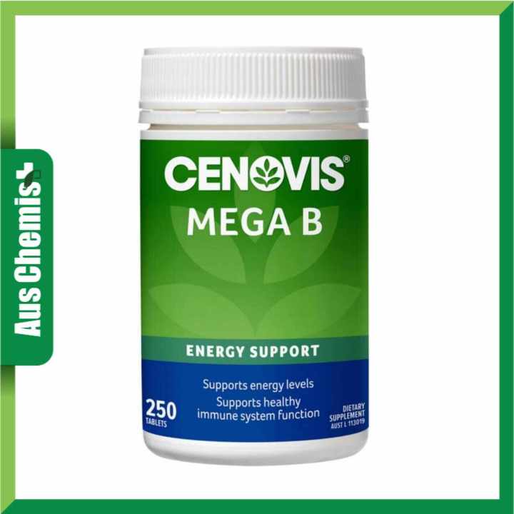 Cenovis Mega B Vitamin B 250 Tablets Value Pack Exclusive Size [EXP ...
