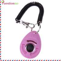 {Questionno} Universal Pet Trainer Dogs Training Clicker พวงกุญแจเครื่องมือฝึกสัตว์เลี้ยง