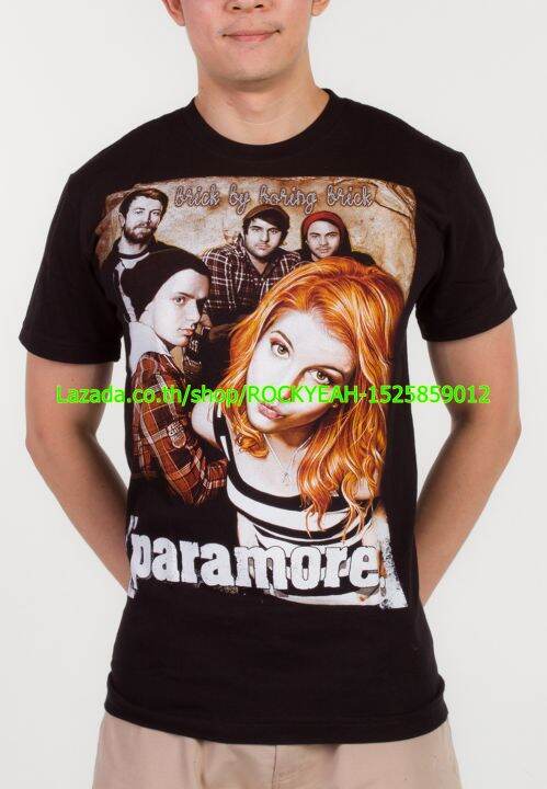 เสื้อวง-paramore-เสื้อวินเทจ-ผ้าร้อยแท้-พาร์อะมอร์-ไซส์ยุโรป-rdm1065