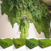 Artificial Grass Carpet Foldable Mat Natural Moss For Outdoor Room Home Shop Wedding Garden Micro Landscape Rug Home Accessories