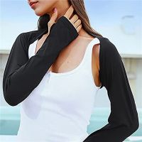 Summer Shawl Arm Sleeves Ice Long Arms Cover Sleeve Breathable Sun Protection Sunscreen Outdoor Sports Quick Drying Oversleeve