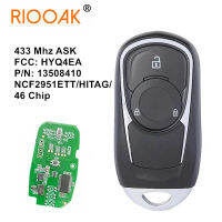 2ปุ่มถาม433เมกะเฮิร์ตซ์ HYQ4EA Pn: 13508410 Keyless การควบคุมระยะไกลสมาร์ท Key Fob สำหรับ Opel เครื่องราชอิสริยาภรณ์ Astra K 2016 2017 2018 2019 2020