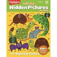 Highlights หนังสือแบบฝึกหัด เสริมทักษะการคิดและการสังเกต Lets Play Hidden Pictures with Stickers Vol 8