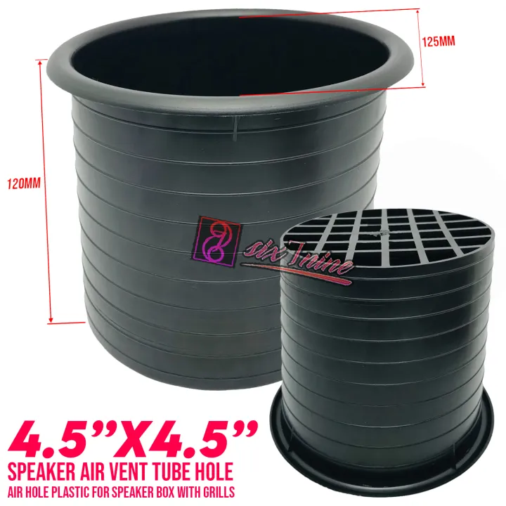 4.5 X 4.5 Inches Speaker Air Vent Tube Hole Air Hole Plastic For 