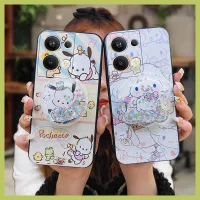 Cartoon Silicone Phone Case For OPPO Reno9 Pro+ 5G/Reno9 Pro Plus drift sand foothold Shockproof armor case protective