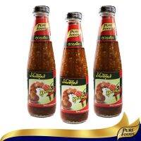 เพียวฟู้ดส์ น้ําจิ้มซีฟู้ด  สูตรเผ็ด ขนาด 330 กรัม Pure Foods Spicy Seafood Dipping Sauce Pure Foods