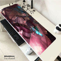 LOL ขนาดใหญ่ 90x40cm Mousepad อุปกรณ์เล่นเกมพีซีแล็ปท็อปเกมเมอร์ Mousepad แผ่นรองเมาส์คีย์บอร์ดอะนิเมะ แผ่นรองเมาส์เกมลื่นไถล