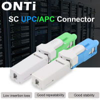 Onti FTTH SC APC ใยแก้วนำแสงหัวต่อคอมพิวเตอร์ SC UPC FTTH ไฟเบอร์ออปติกตัวเชื่อมต่อแบบฝังชนิดตัวต่อ SC ESC250D