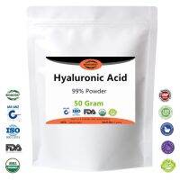 99% Hyaluronic Acid Powder, Low Molecular Weight ,Moisturizing And Whitening,Top Cosmetic Ingredients Anti-Aging Food Grade