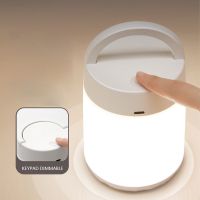Portable LED Night Light Touch Dimmable Outdoor Lantern USB Rechargeable Bedroom Bedside Lamp For Children Baby Gift