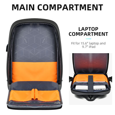 New Men Anti theft Waterproof Laptop Backpack 15.6 Inch Daily Work Business Backpack School back pack mochila for women