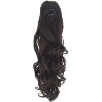 TOPREETY Synthetic Hair Heat Resistant 140gr Body wave Claw Clip in/on Ponytail Hair Extensions CP-666 Wig  Hair Extensions  Pads