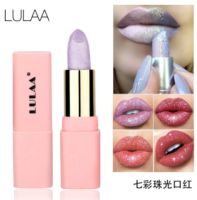 Multicolor Holographic Mermaid Glitter Lipstick Shiny Metallic Lipsticks Waterproof Long Lasting Gold Lip Stick Makeup Cosmetic