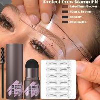 Makeup 2023 One Step Eyebrow Enhancers Shaping Kit Brow Set Pen Women Waterproof Contour Stencil Tint Natural Stick Hairline