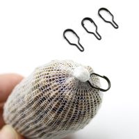 10PCS Soluble PVA Mesh Refill Carp Fishing Feeder Fishing Lures Refill Rig Hook Bait Wrap Bags 25mm 37mm 44mm PVA Bag Clip