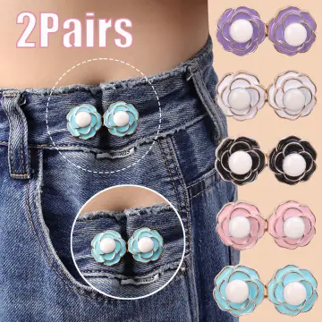 10 Pieces Jeans Buttons Diy Metal Button Seamless Removable Jean Pants  Button