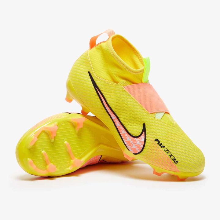 Nike Zoom Mercurial Vapor 15 Pro FG Firm Ground Soccer Cleats Pink Blast,  Volt & Gridiron - Soccer Master