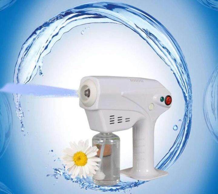 เครื่องพ่นสปานาโน-nano-spray-gun-blu-ray-anion-เครื่องพ่นไอน้ำสปานาโน-nano-mist-steam-เครื่องพ่นนาโน-สปานาโน-นาโนกัน-มีแสงสีฟ้า