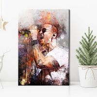 Canvas Poster Chester Charles Bennington Wall Art Print Painting Wall Pictures Bedroom Decor No Frame