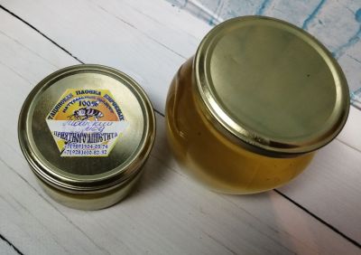 น้ำผึ้ง "Raznotravie" ธรรมชาติ 0,25 ลิตร