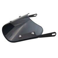 Motorcycle Windshield Wind Deflector Windscreen Fairing Universal for Motorbike 5inch-7inch Headlight